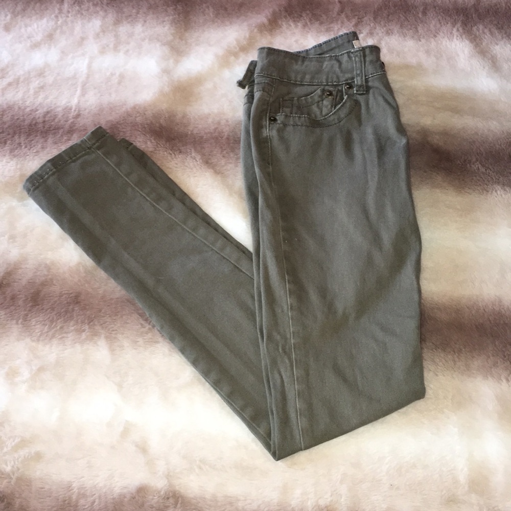 Forever 21 Green Skinny Jeans!